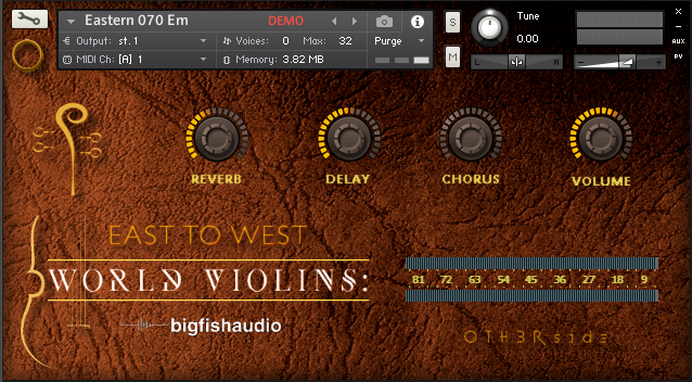 世界小提琴 Big Fis Audio World Violins East to West KONTAKT