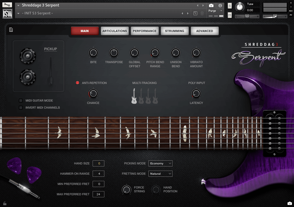 七弦毒蛇电吉他 Impact Soundworks Shreddage 3 Serpent KONTAKT