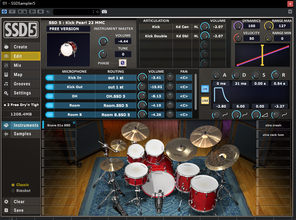 SSD5 Free 一款值得拥有的高质量免费鼓音色
