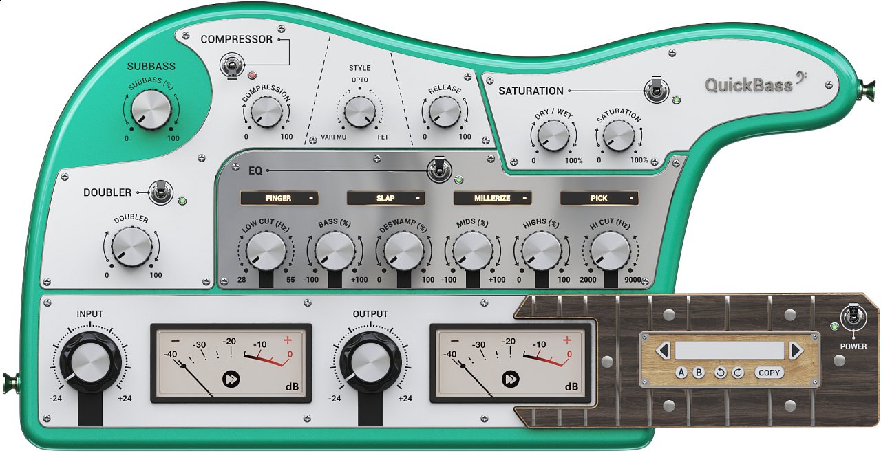 贝斯效果器 UnitedPlugins Quick Bass v1.0 PC