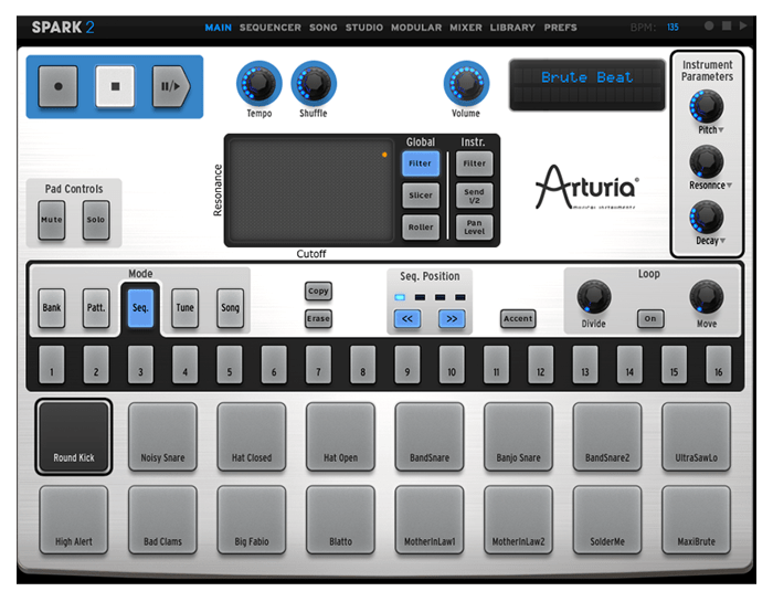 终极鼓机 Arturia Spark v2.4.0 CE-V.R PC/V2.2 MAC