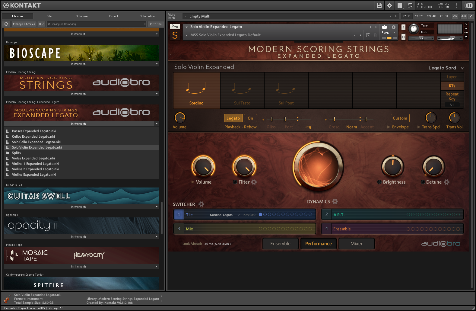 Lass 3/电影配乐&现代弦乐 Audiobro Modern Scoring Strings Complete Kontakt