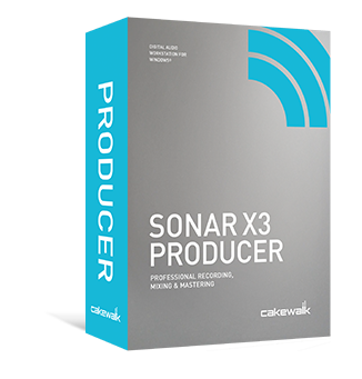 经典音乐制作软件 Cakewalk SONAR X3e Producer Edition PC版