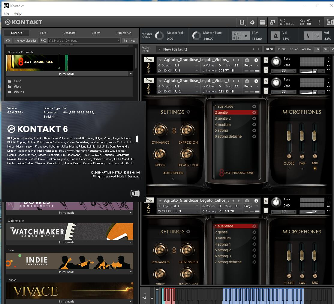 合奏弦乐 8Dio Agitato Grandiose Ensemble KONTAKT repack