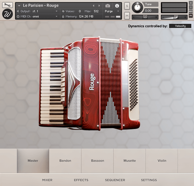 勒巴黎人手风琴 Wavesfactory Le Parisien KONTAKT