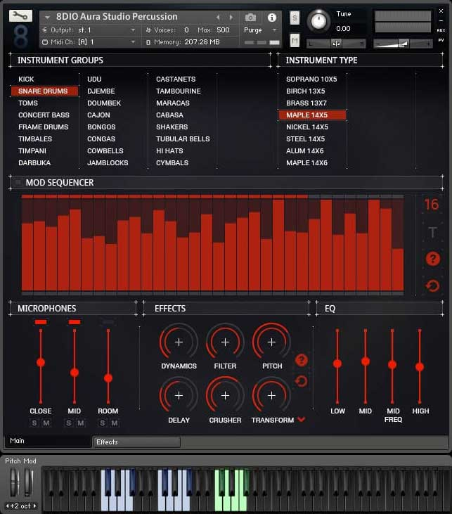 打击乐组 8Dio Aura Studio Percussion KONTAK