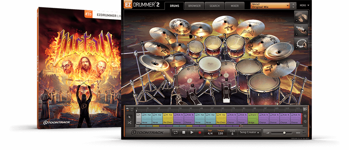 EZ扩展金属鼓 Toontrack Metal! EZX v1.5.4
