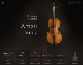 克雷莫纳四重奏中提琴 Native Instruments Amati Viola v1.0.0 KONTAKT